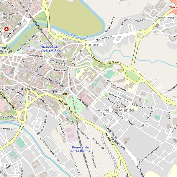 Thumbnail mappa stradale di Benevento