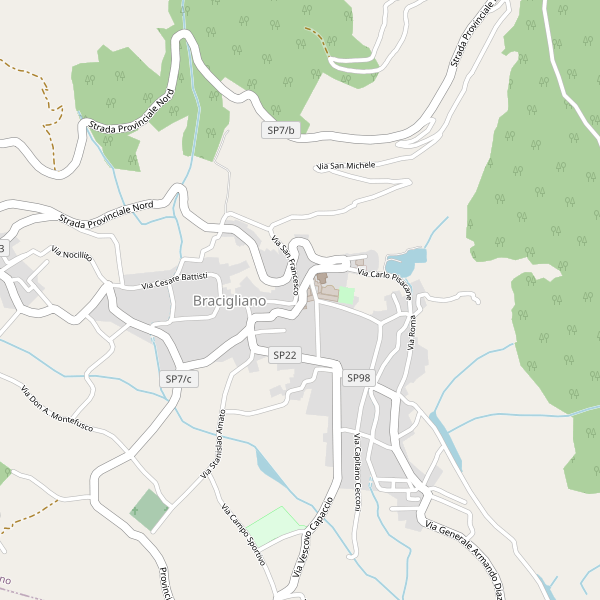 Mappa autonoleggi di Bracigliano Lombardo Geosystems