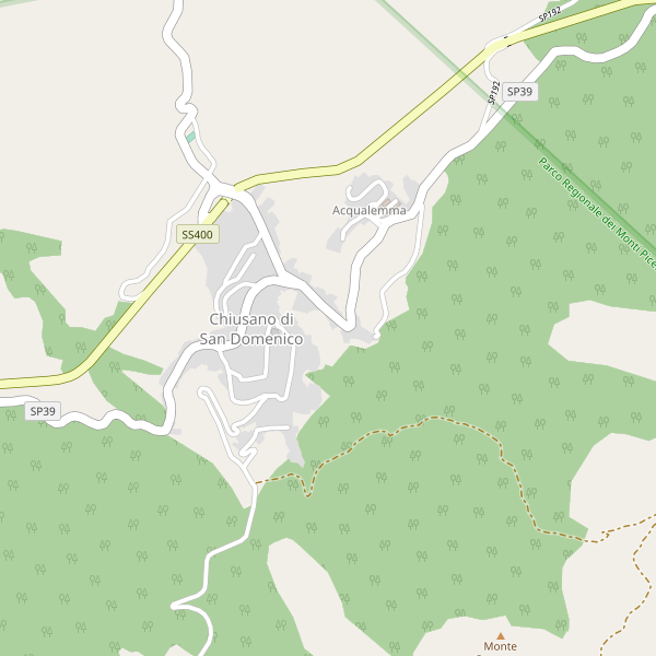 Thumbnail mappa grandimagazzini di Chiusano di San Domenico