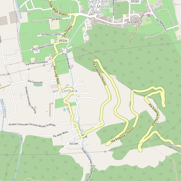 Thumbnail mappa stradale di Corbara