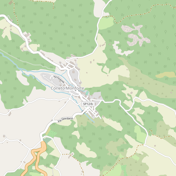 Thumbnail mappa stradale di Corleto Monforte
