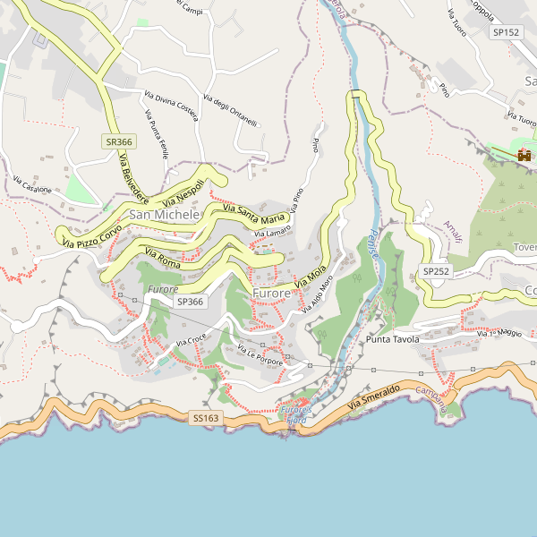 Thumbnail mappa ospedali di Furore