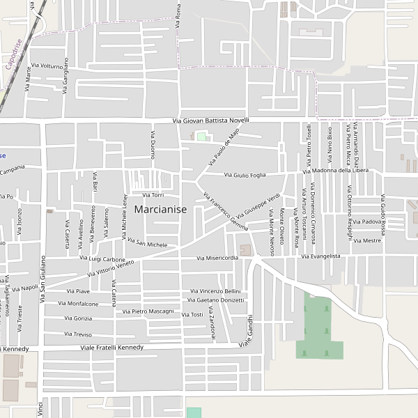 Thumbnail mappa stradale di Marcianise