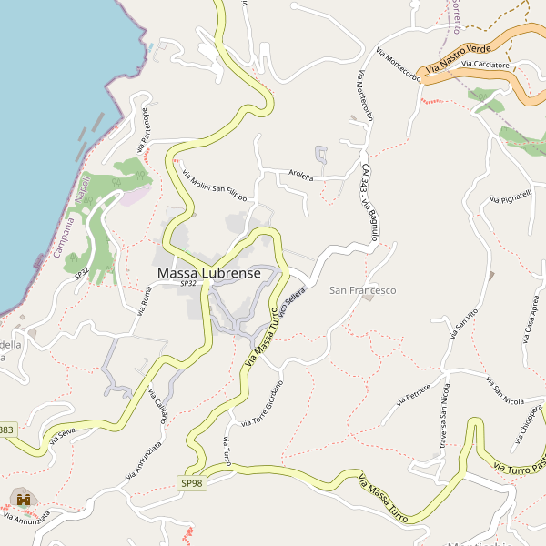 Thumbnail mappa informazioni di Massa Lubrense