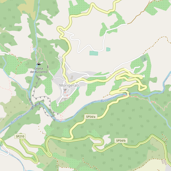 Thumbnail mappa stradale di Morigerati