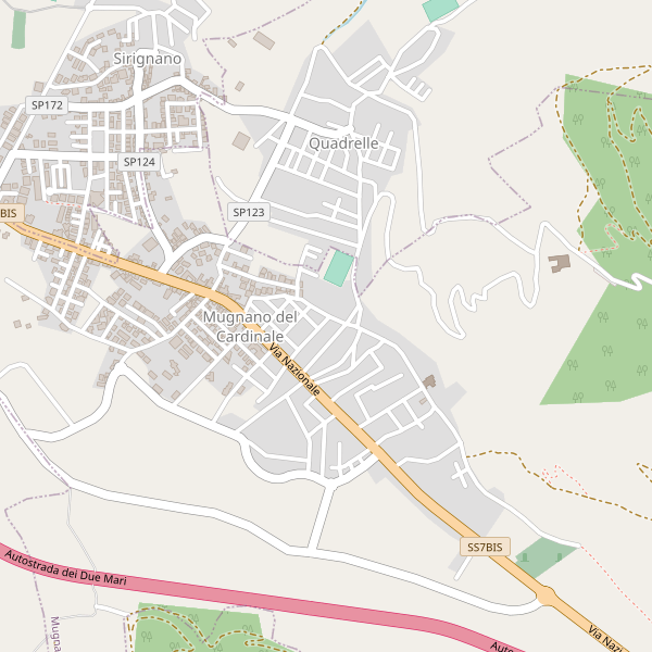 Thumbnail mappa stradale di Mugnano del Cardinale