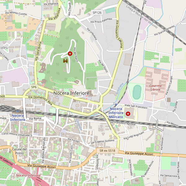 Thumbnail mappa stazionibus di Nocera Inferiore