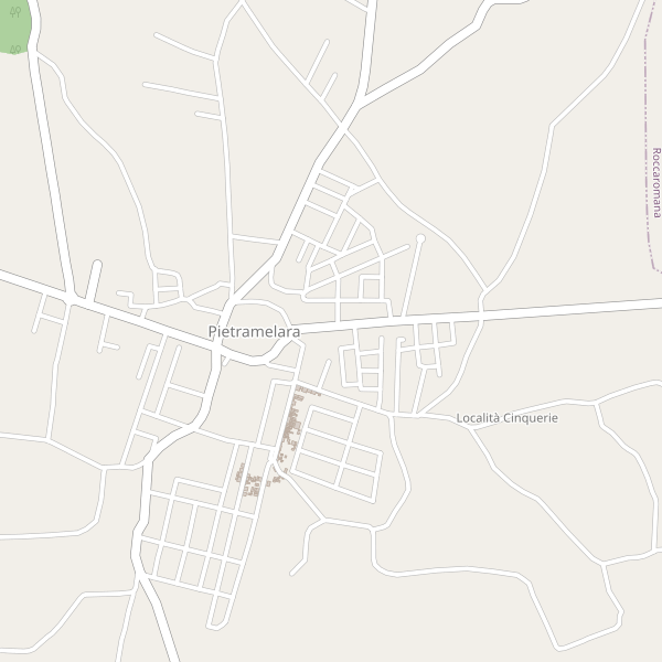 Thumbnail mappa stradale di Pietramelara