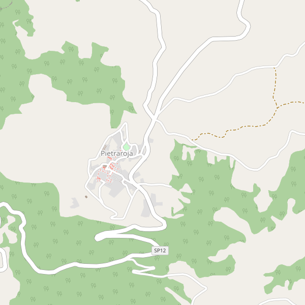 Thumbnail mappa ristoranti di Pietraroja