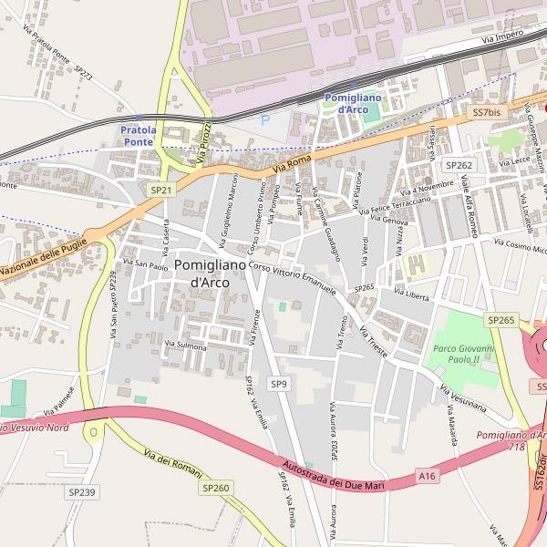 Thumbnail mappa informazioni di Pomigliano d'Arco