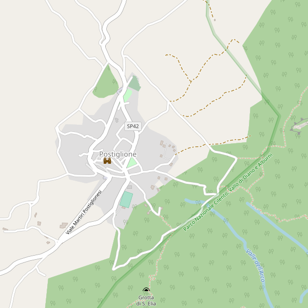 Thumbnail mappa stradale di Postiglione