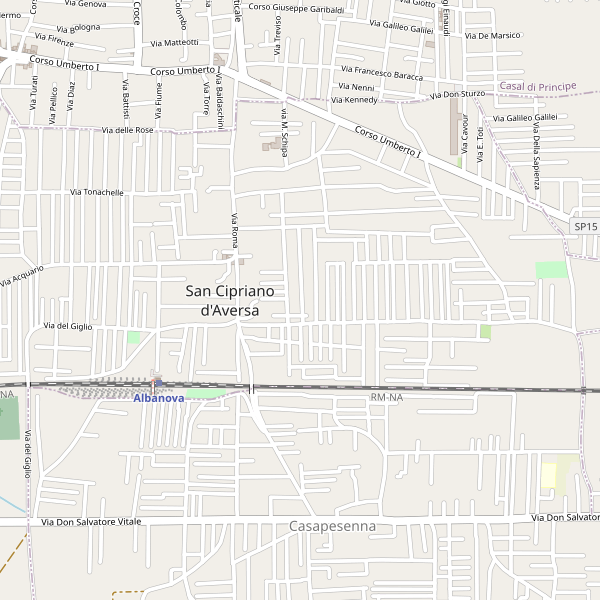 Thumbnail mappa stazionibus di San Cipriano d'Aversa