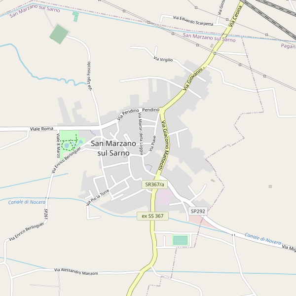 Thumbnail mappa stradale di San Marzano sul Sarno