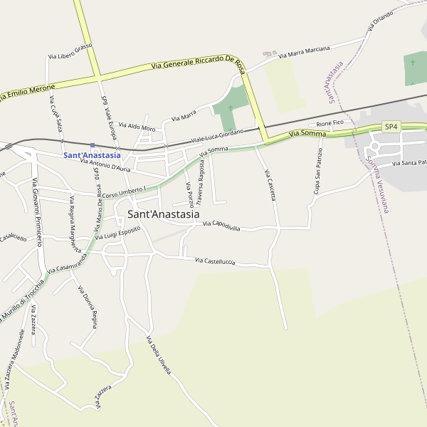 Thumbnail mappa stradale di Sant'Anastasia
