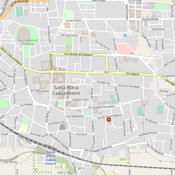 Thumbnail mappa stradale di Santa Maria Capua Vetere