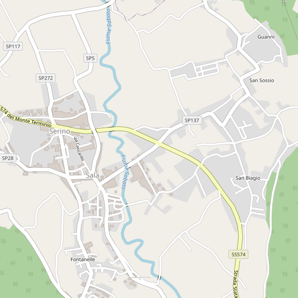 Thumbnail mappa hotel di Serino