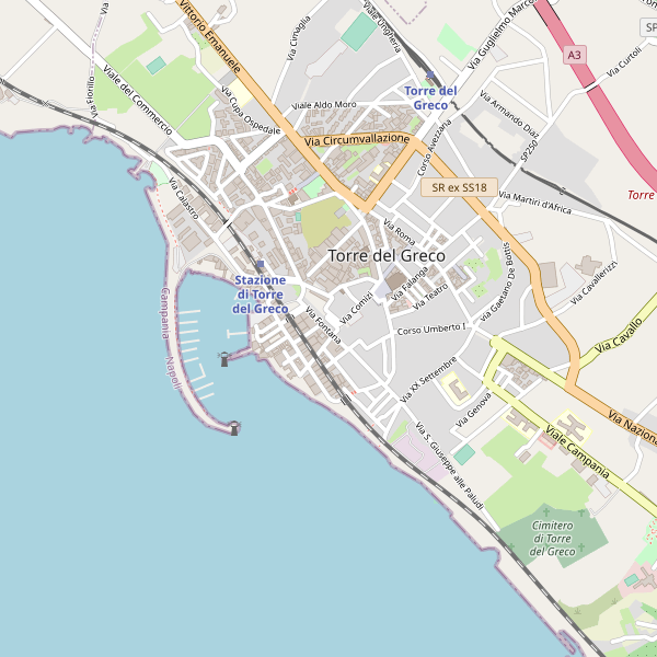 Thumbnail mappa localinotturni di Torre del Greco