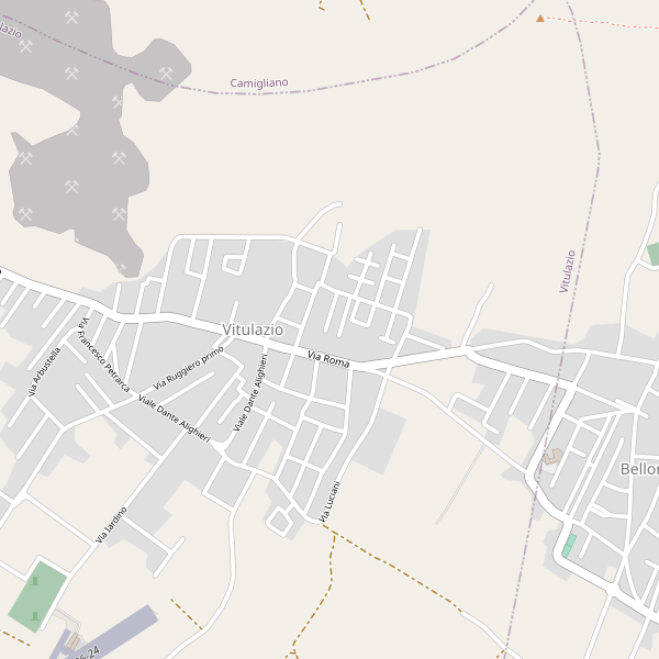 Thumbnail mappa stradale di Vitulazio