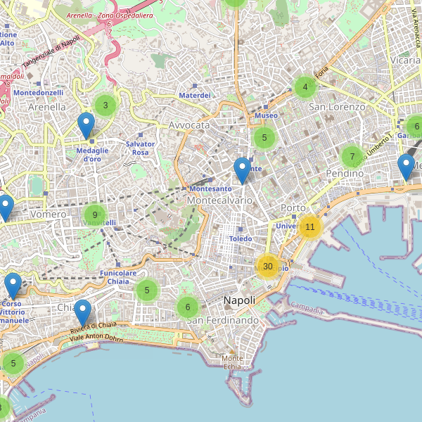 Thumbnail mappa bancomat di Napoli