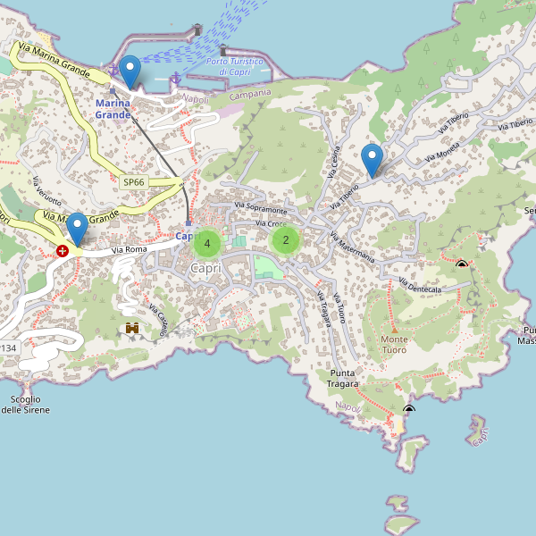 Thumbnail mappa bar di Capri