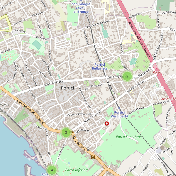 Thumbnail mappa bar di Portici