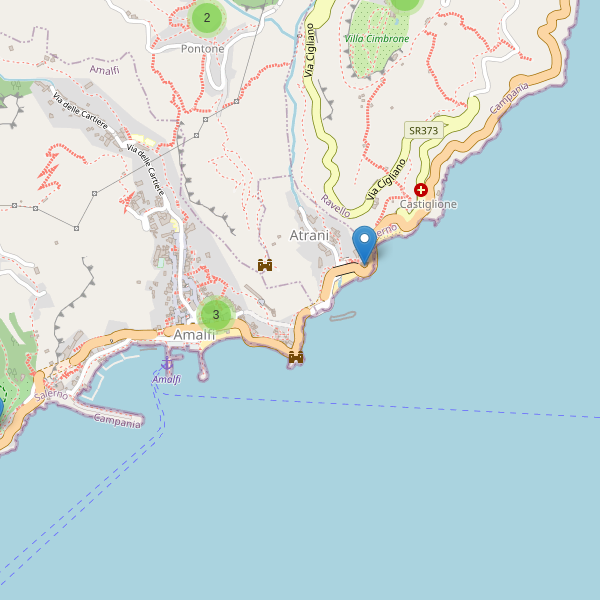 Thumbnail mappa chiese di Amalfi