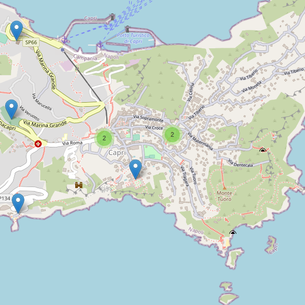 Thumbnail mappa chiese di Capri