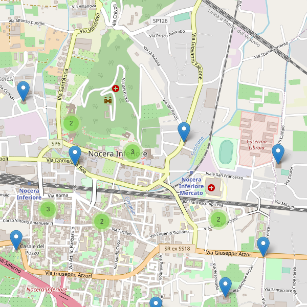 Thumbnail mappa chiese di Nocera Inferiore