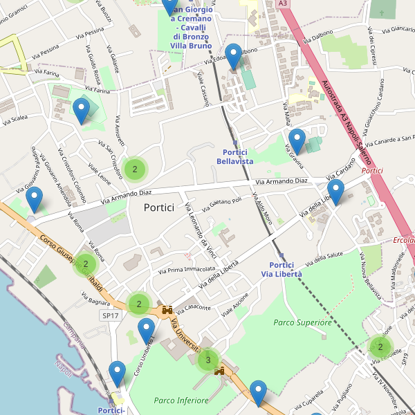 Thumbnail mappa chiese di Portici