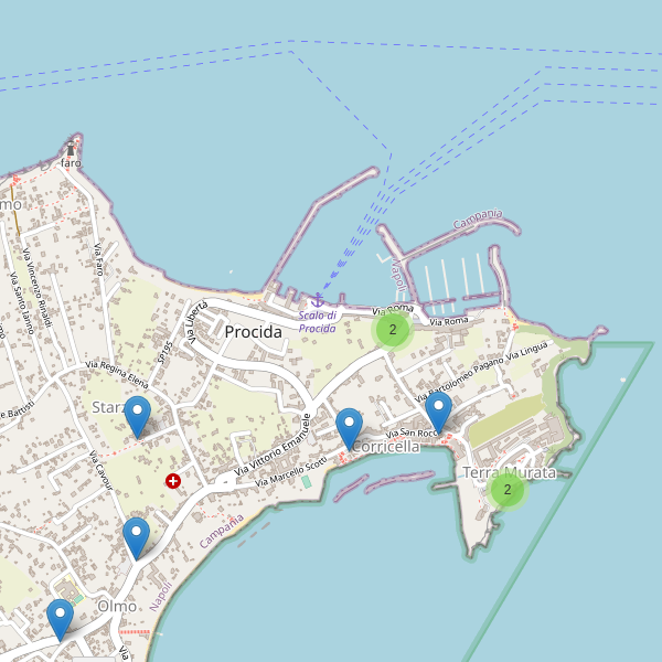 Thumbnail mappa chiese di Procida