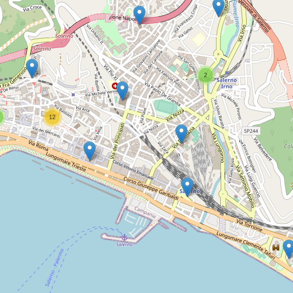 Thumbnail mappa chiese di Salerno