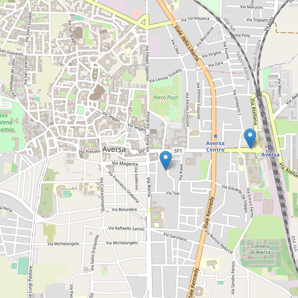 Thumbnail mappa hotel di Aversa