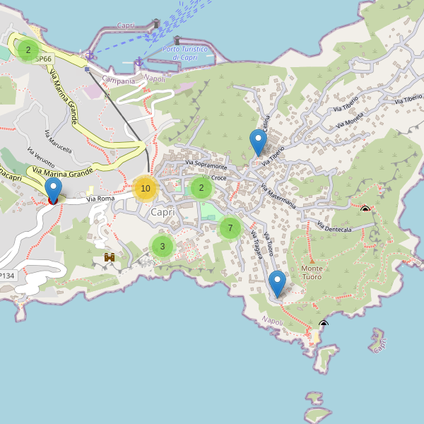 Thumbnail mappa hotel di Capri