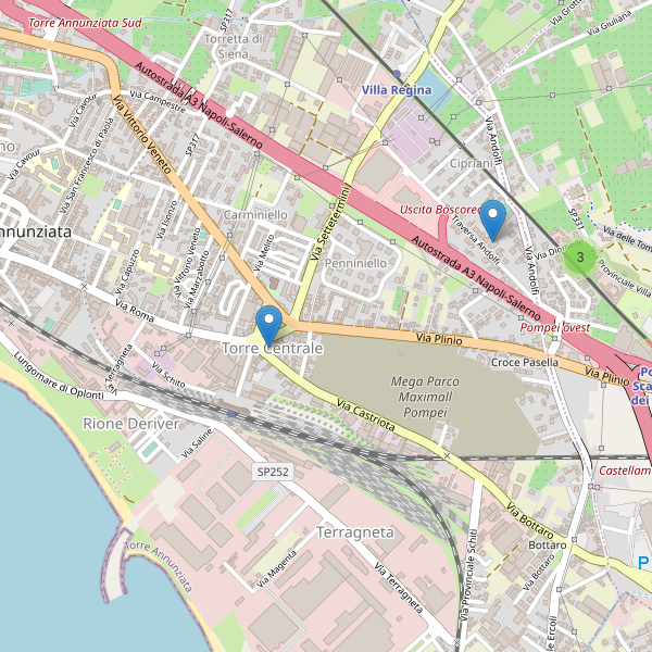 Thumbnail mappa hotel di Torre Annunziata