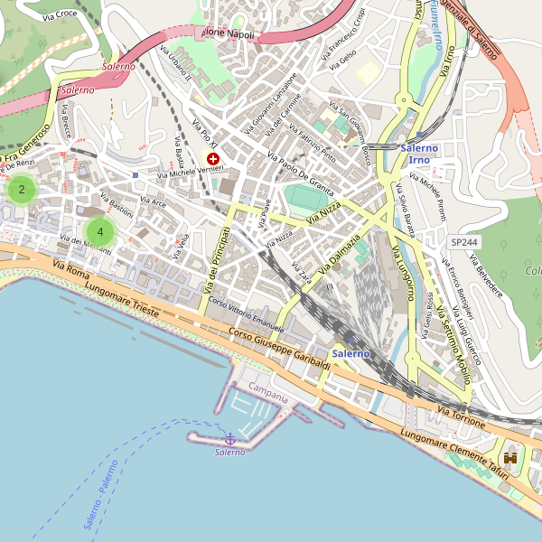 Thumbnail mappa musei di Salerno