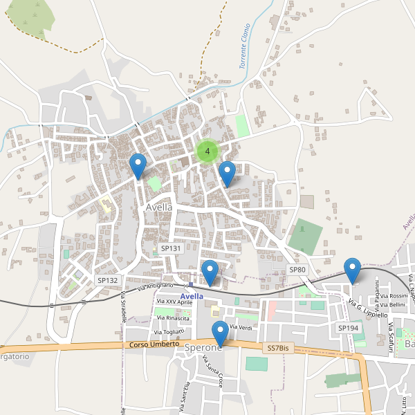 Thumbnail mappa parcheggi di Avella