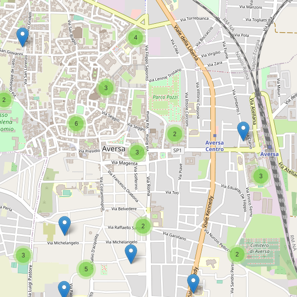 Thumbnail mappa parcheggi di Aversa
