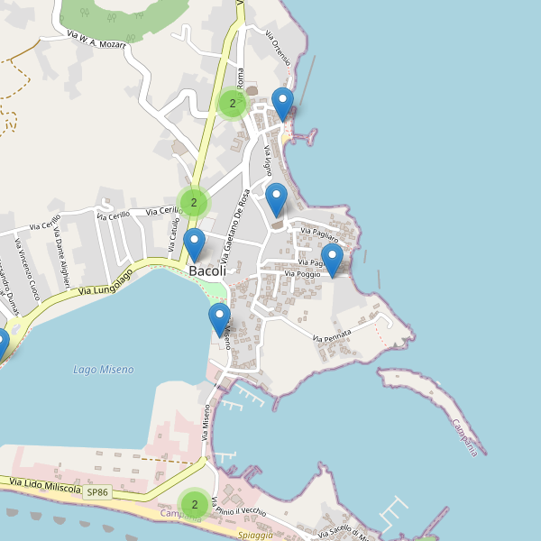 Thumbnail mappa parcheggi di Bacoli