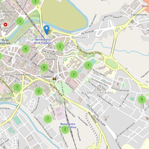 Thumbnail mappa parcheggi di Benevento