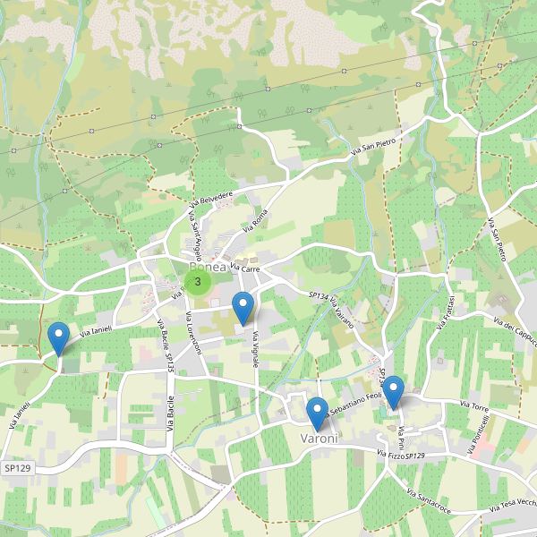 Thumbnail mappa parcheggi di Bonea