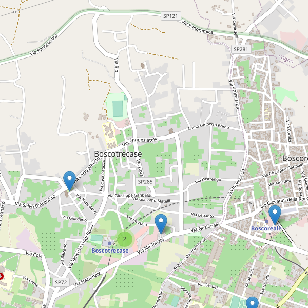 Thumbnail mappa parcheggi di Boscotrecase