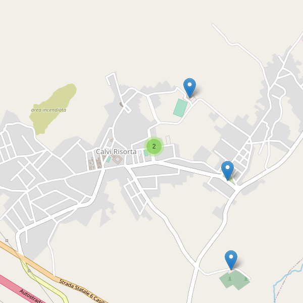 Thumbnail mappa parcheggi di Calvi Risorta
