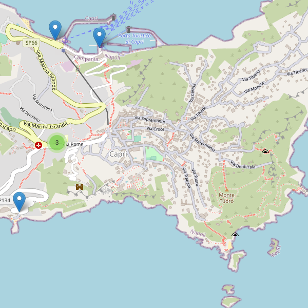 Thumbnail mappa parcheggi di Capri