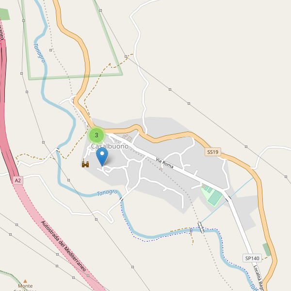 Thumbnail mappa parcheggi di Casalbuono