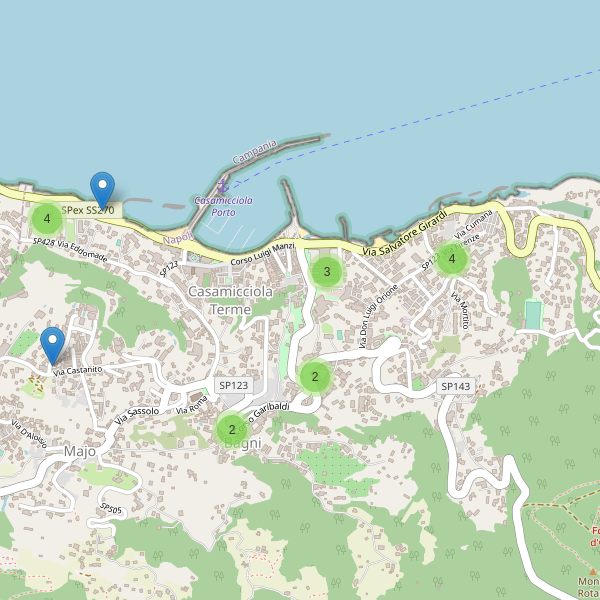 Thumbnail mappa parcheggi di Casamicciola Terme