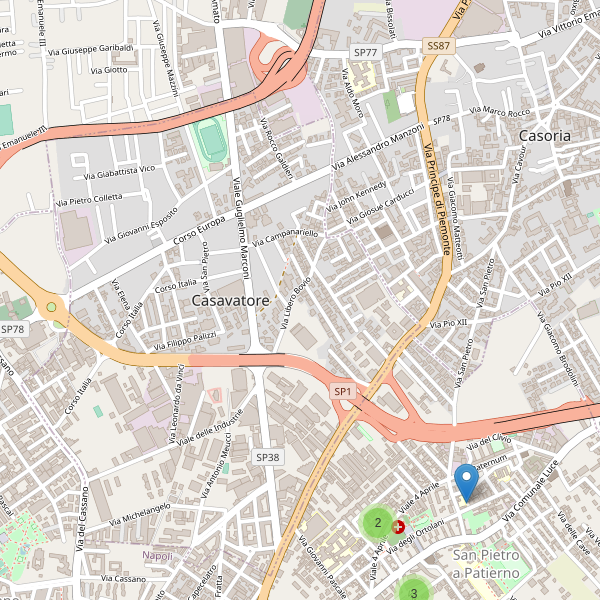 Thumbnail mappa parcheggi di Casavatore