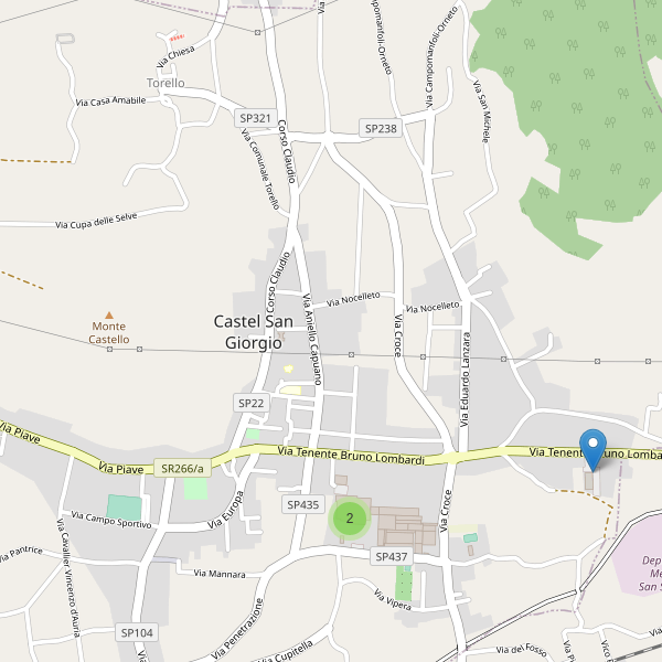 Thumbnail mappa parcheggi di Castel San Giorgio