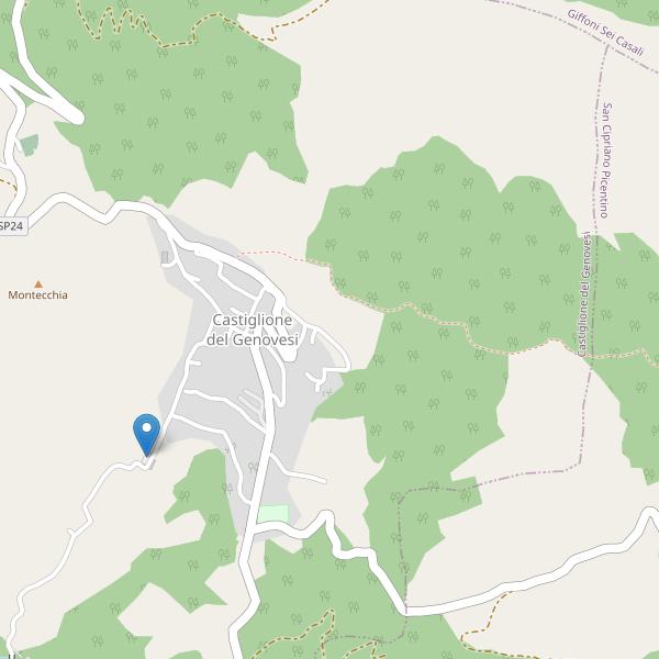 Thumbnail mappa parcheggi di Castiglione del Genovesi