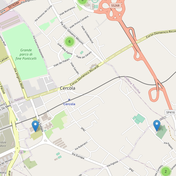Thumbnail mappa parcheggi di Cercola