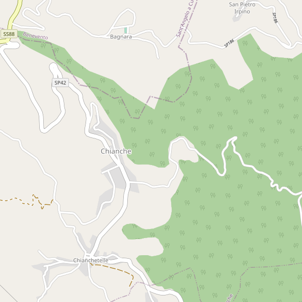 Thumbnail mappa parcheggi di Chianche